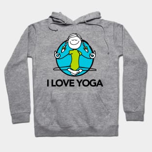 I Love Yoga Hoodie